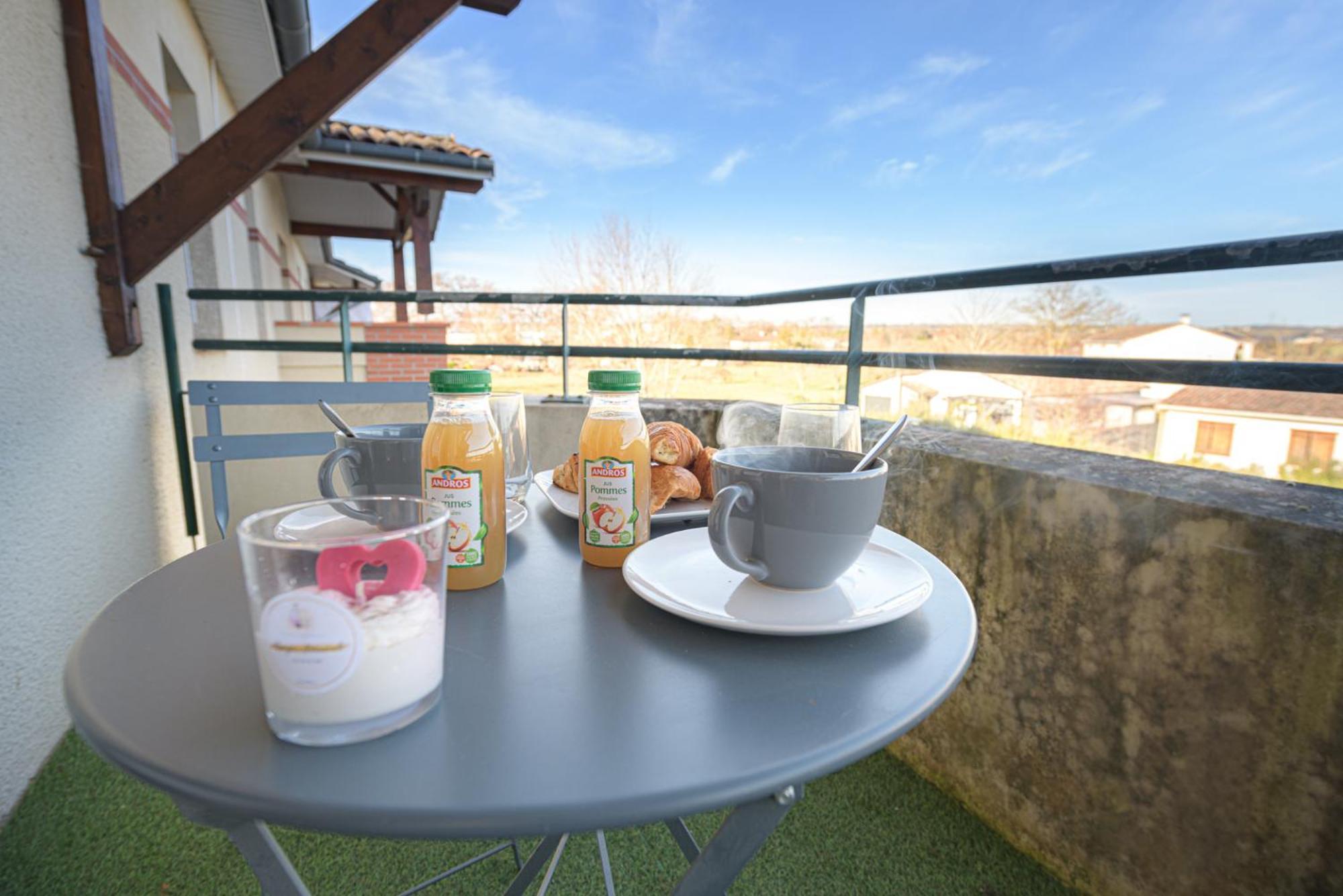 Magnifique Appartement T2 Renove Aux Vendanges 盖亚克 客房 照片